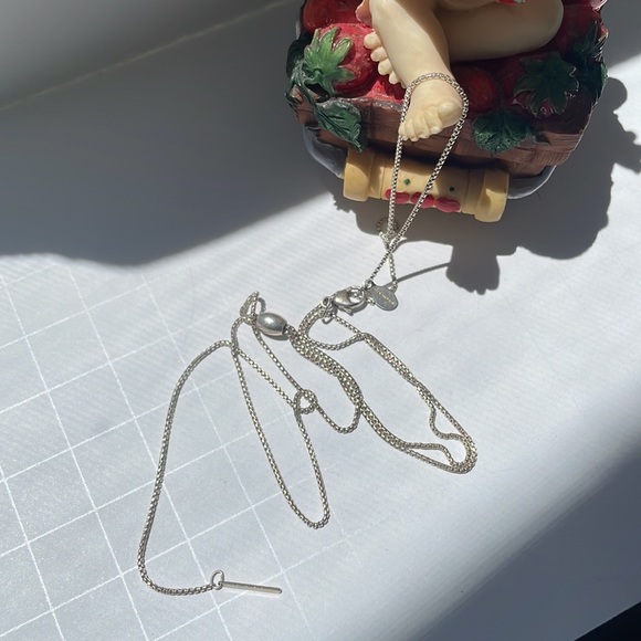 ALEX AND ANI Sterling Silver Adjustable Pull Chain - Picture 2 of 5